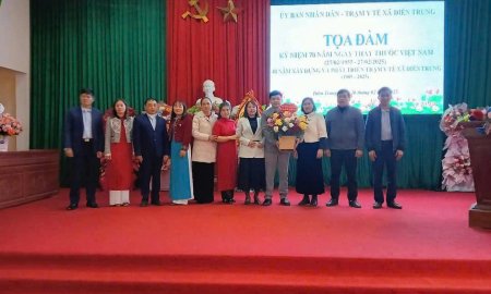 Xã Điền Trung tổ chức tọa đàm kỷ niệm 70 năm ngày thầy thuốc Việt Nam (27/02/1955 - 27/02/2025), 40 năm xây dựng và phát triển Trạm Y tế xã Điền Trung (1985 - 2025).